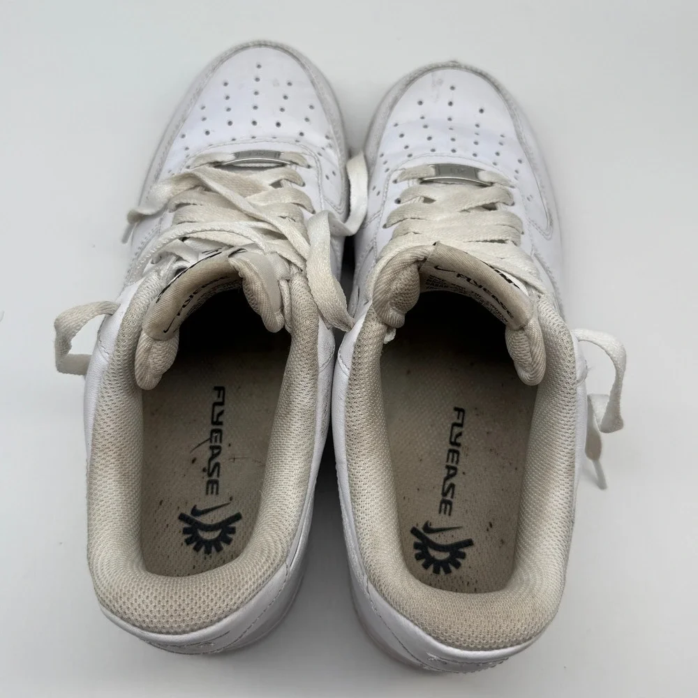 Nike Air Force 1 Low FlyEase Mens 7.5 White FD1146-100 Leather Sneakers
